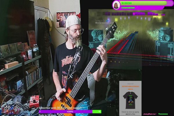 Back to Rocksmith on the Bass Hernia still a Pain, but dealin through it^^